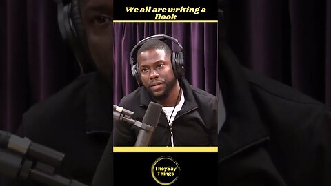 Kevin Hart, We all are writing a Book