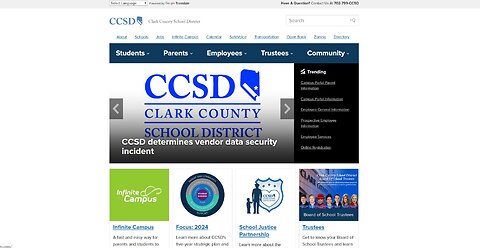 More than 500,000 students and former CCSD students personal info at risk in data breach