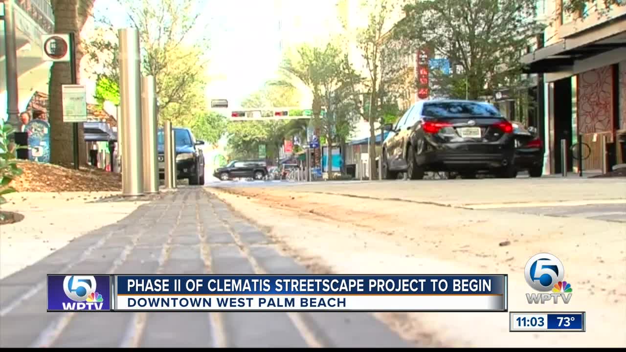 Phase 2 of Clematis Street redevelopment set to begin Monday