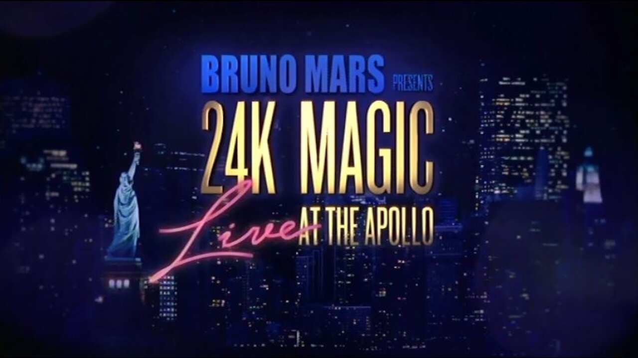 BRUNO MARS (24K MAGIC - LIVE AT THE APOLLO!!)