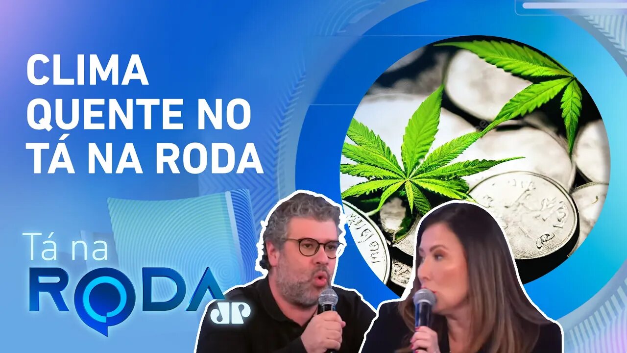 Monteiro e Raquel Gallinati DISCUTEM durante DEBATE sobre DESCRIMINALIZAÇÃO das DROGAS | TÁ NA RODA