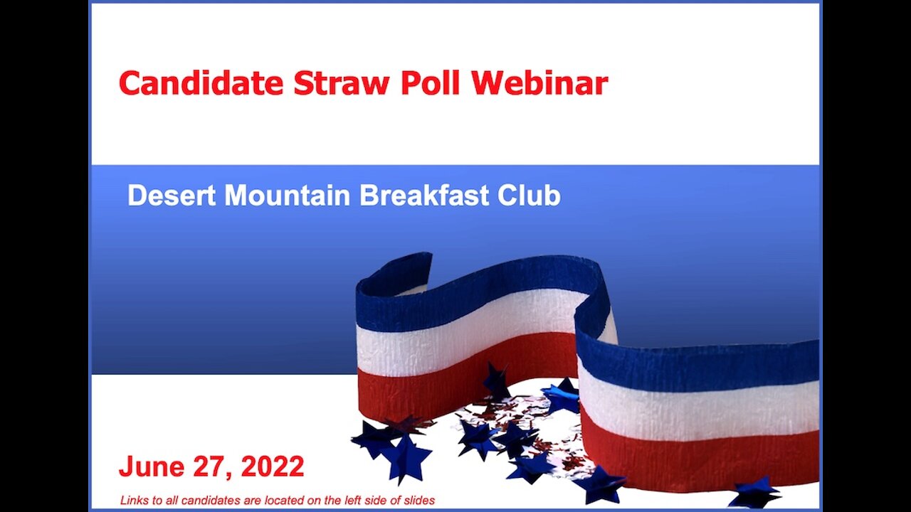 DM Breakfast Club Straw Poll, June 27, 2022