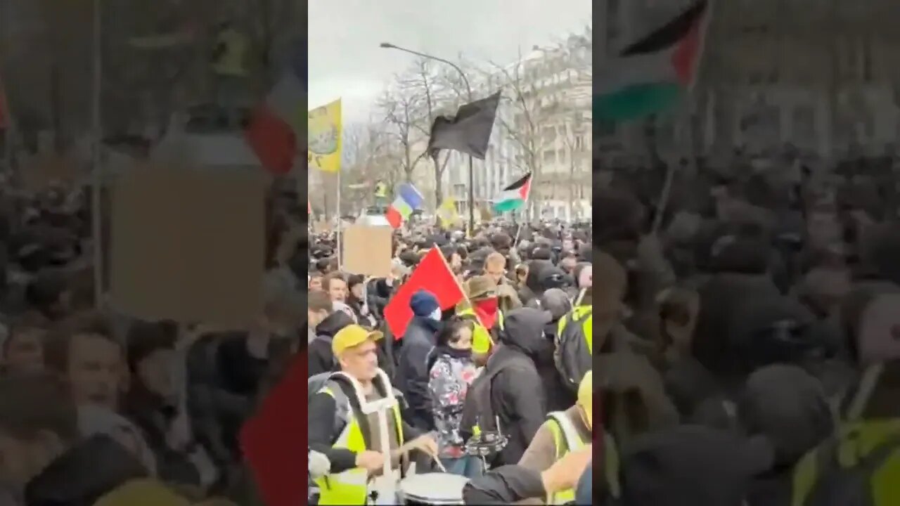 Pas "juste une centaine" 😉- Extrait de la Manif du 07/01/23