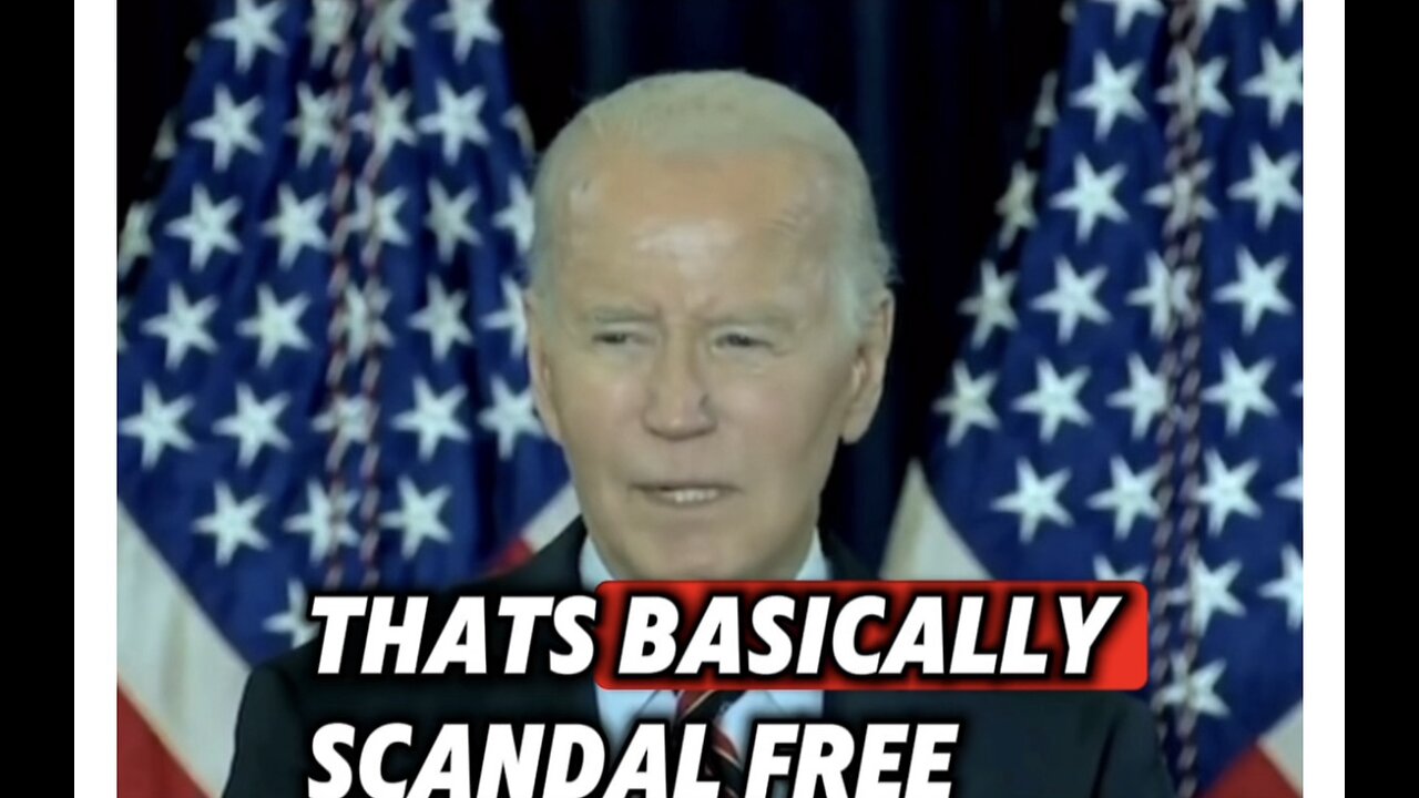 Biden claims his campaign WAS SCANDAL FREE!?