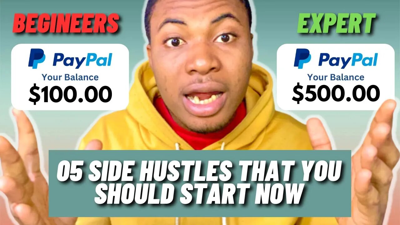 05 Side Hustles That Will Pay You DAILY Within 24 Hours 2023 (Make Money For Free)