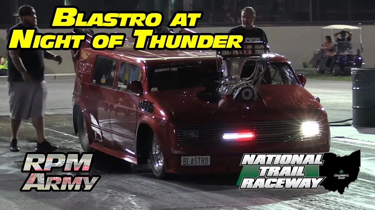 Blastro the Astro and Friends Night of Thunder at National Trail Raceway