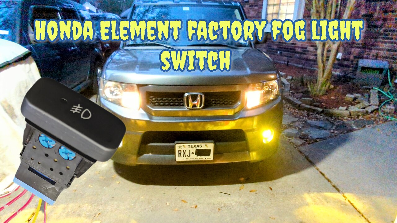 Honda Element Factory fog light switch