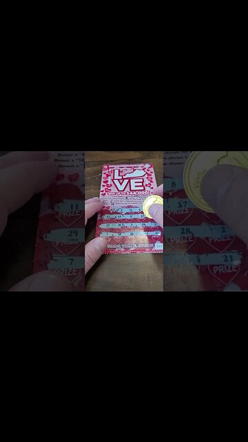 LOVE Lottery Ticket #shorts #lottery