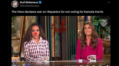 The View irate Hispanics voted for Trump