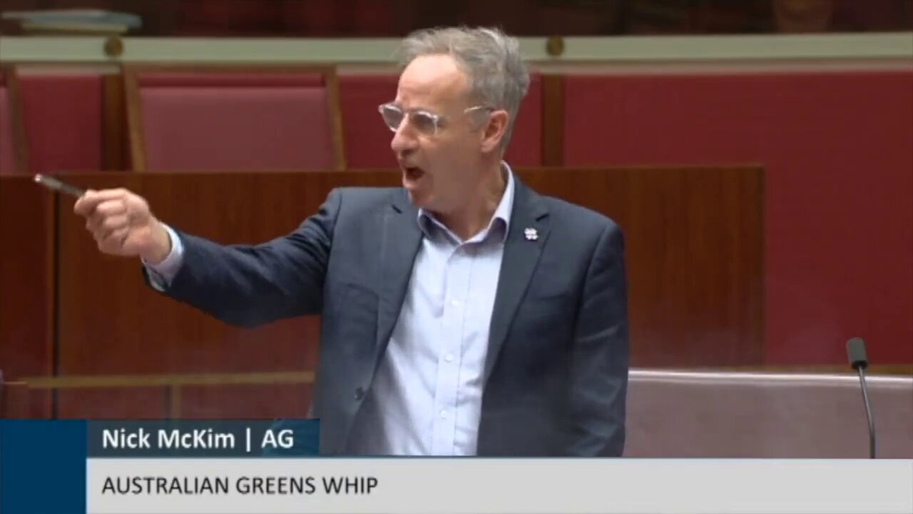 Australian Greens Senator Completely Cooked by UN Fearmongering Has a Meltdown in Parliament