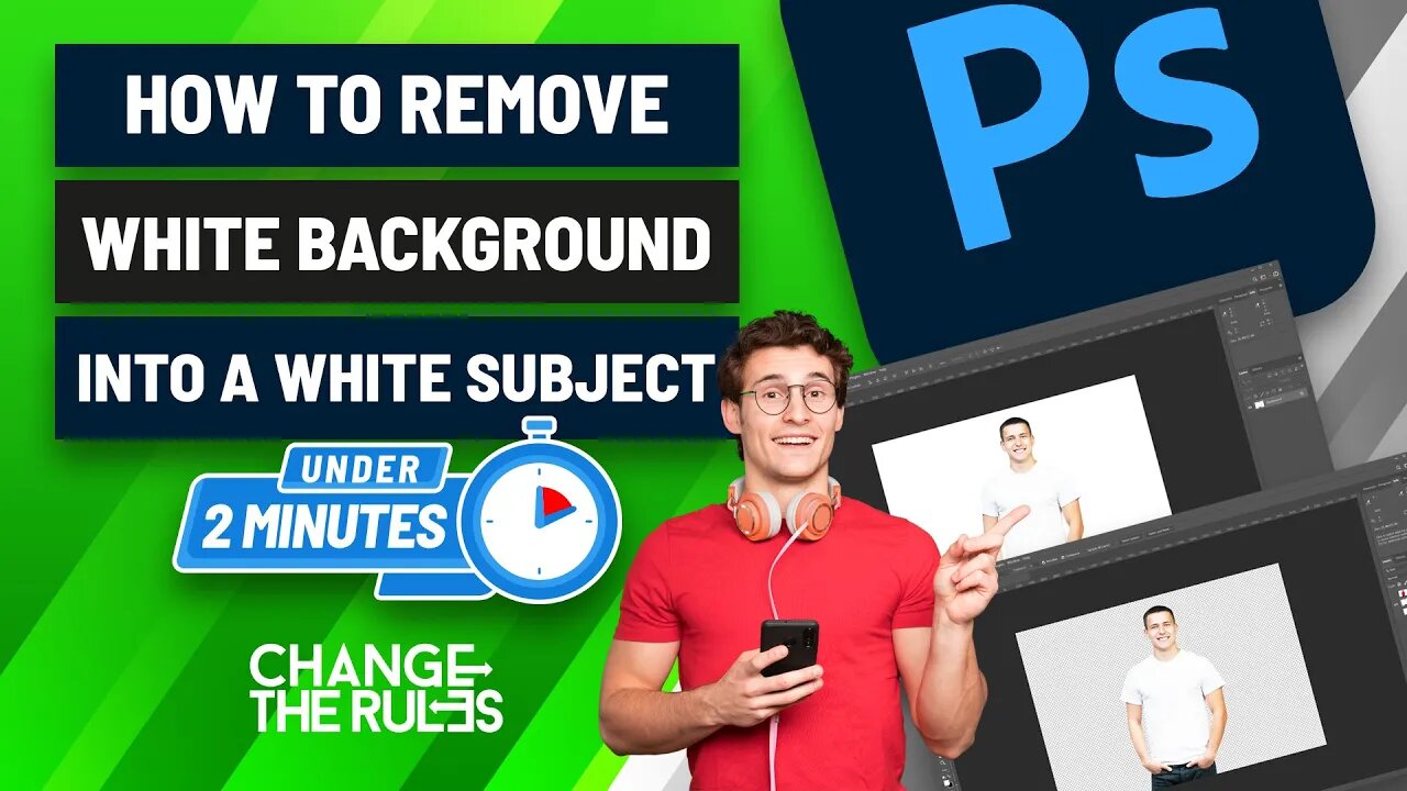 How To Remove White Background Into A White Subject