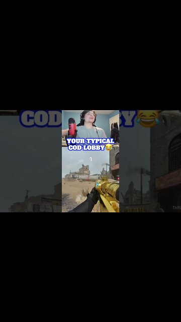 Your Typical COD Lobby🤬😂 | #shorts #mw2 #funny