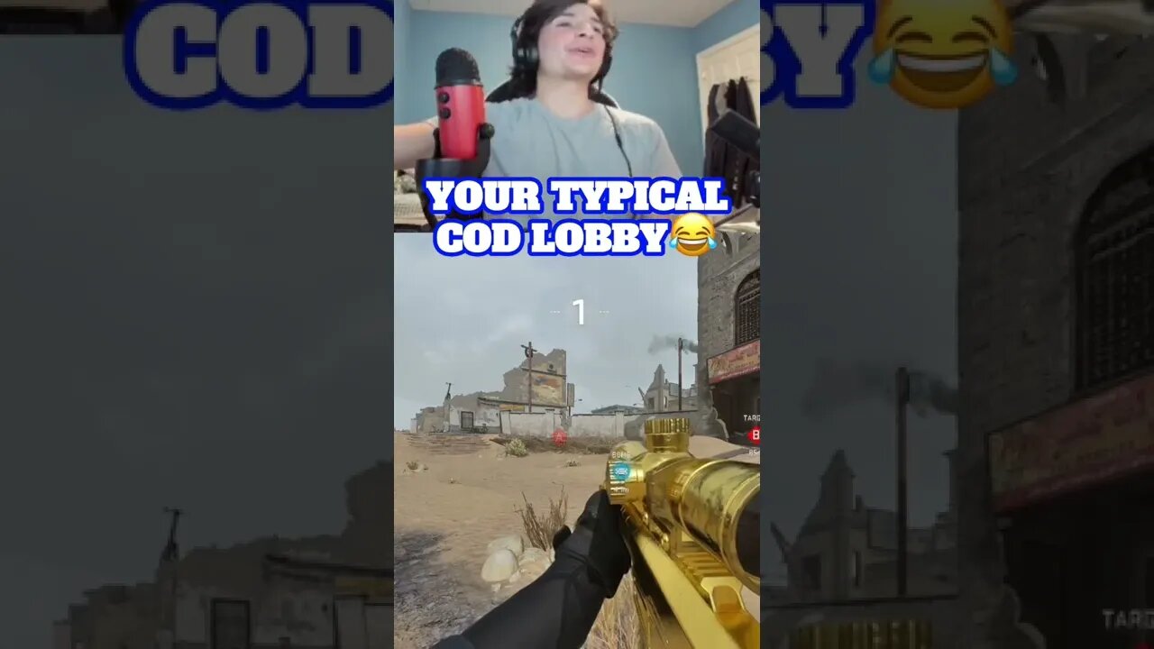 Your Typical COD Lobby🤬😂 | #shorts #mw2 #funny