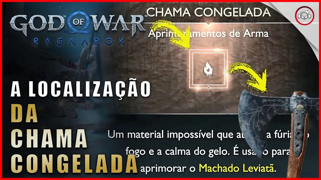 God of war Ragnarok, A localização da Chama Congelada | Super dica