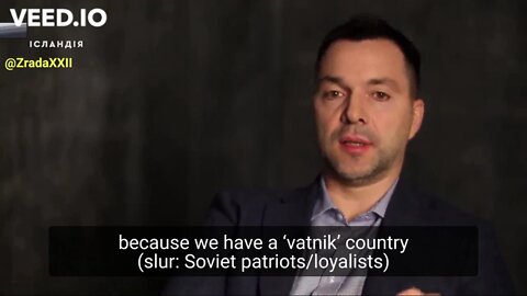 Zelenskyy's advisor Arestovych explains why the Euro-optimistic and nationalist projects for Ukraine are 'stillborn' and why those who push them outlaw 20M Ukrainians