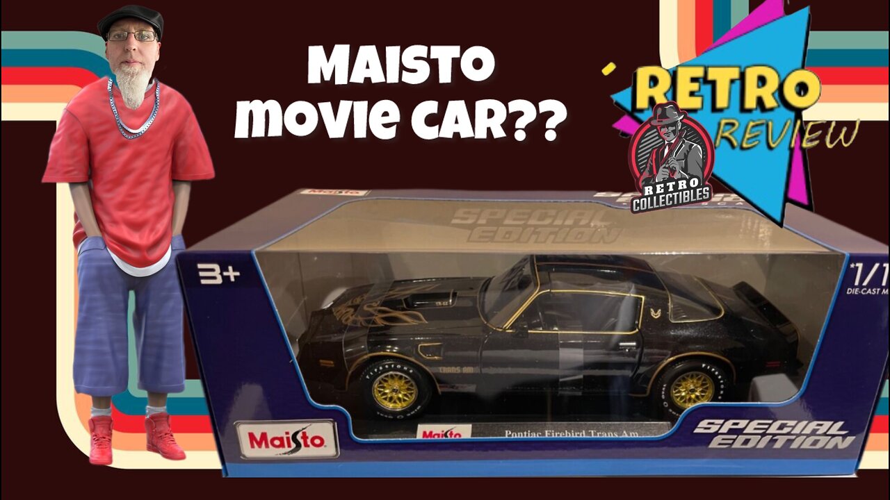 Best 1/18 Maisto Yet?? 1977 Trans Am Bandit Style!