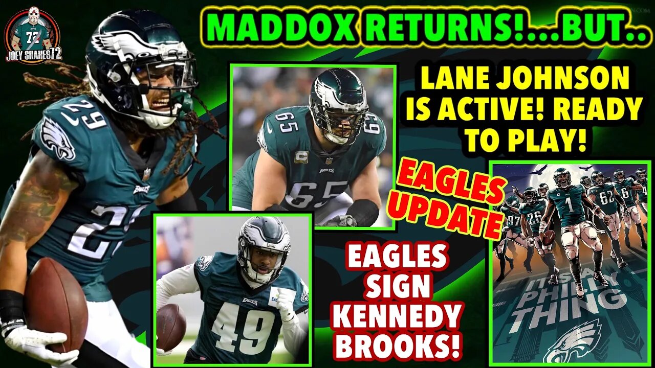 IT COMES DOWN TO THIS!! LANE JOHNSON WILL PLAY! MADDOX RETURNS! KENNEDY BROOKS IS BACK! UPDATE!