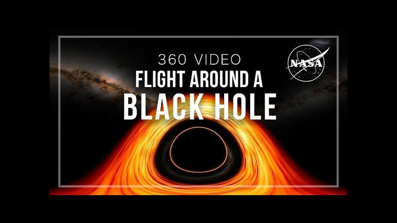 360 Video: NASA Simulation Shows a Flight Around a Black Hole