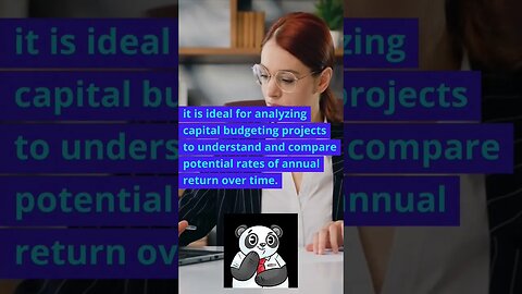 Financial Dictionary : Internal Rate of Return #IRR #investing #personalfinance #investingbasics