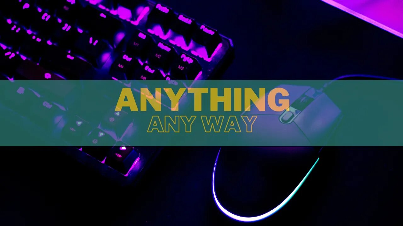 ANYTHING ANY WAY-2 Live Stream