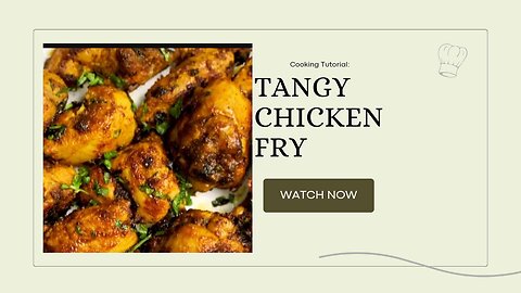 TANGY CHICKEN FRY |TASTY CHICKEN FRY |CHICKEN FRY RECIPE|