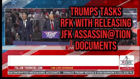 Trump tasks RFK with releasing JFK assassination documents