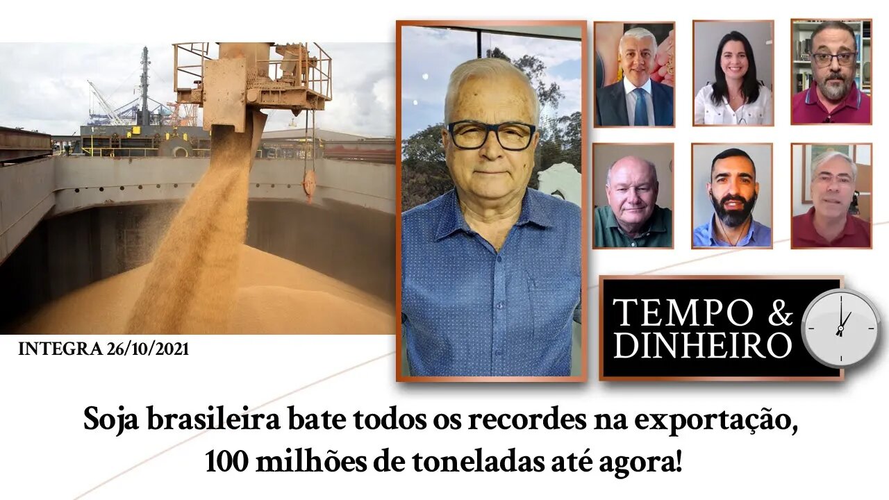 Soja brasileira bate todos os recordes na exportação, 100 milhões de toneladas até agora!