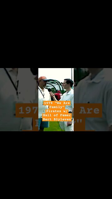 1979 Pirates w/ Bert Blyleven #shorts