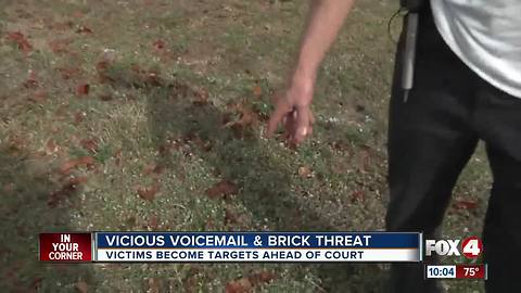 Vicious Voicemail & Brick Threat