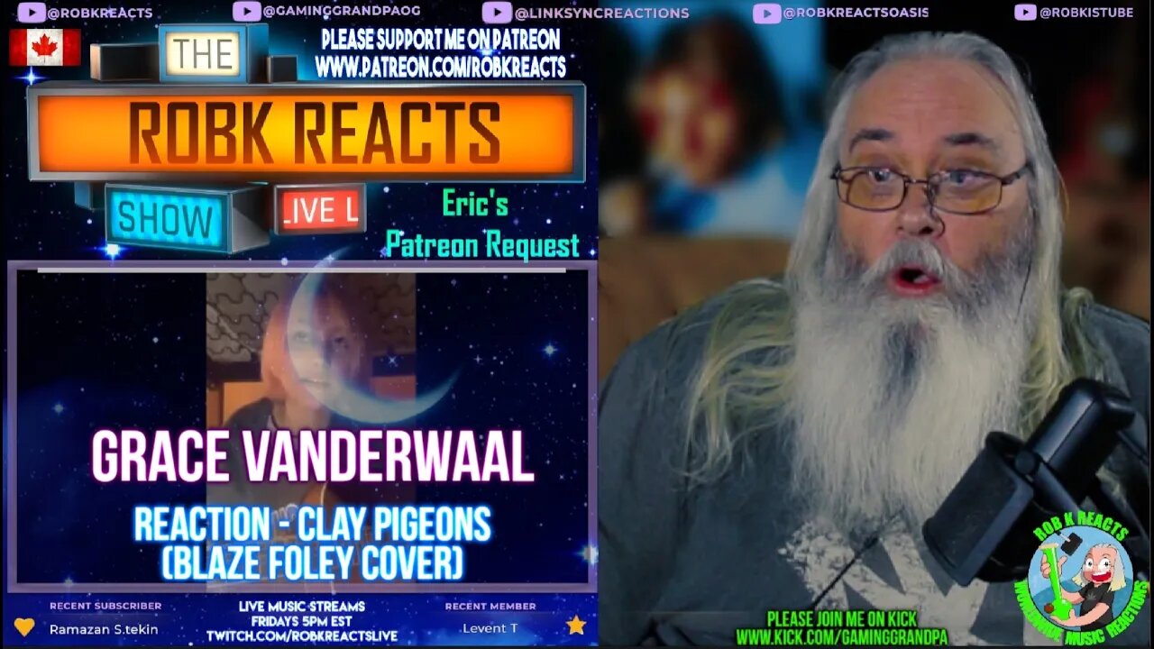 Grace VanderWaal Reaction - Clay Pigeons (Blaze Foley Cover) - First Time Hearing