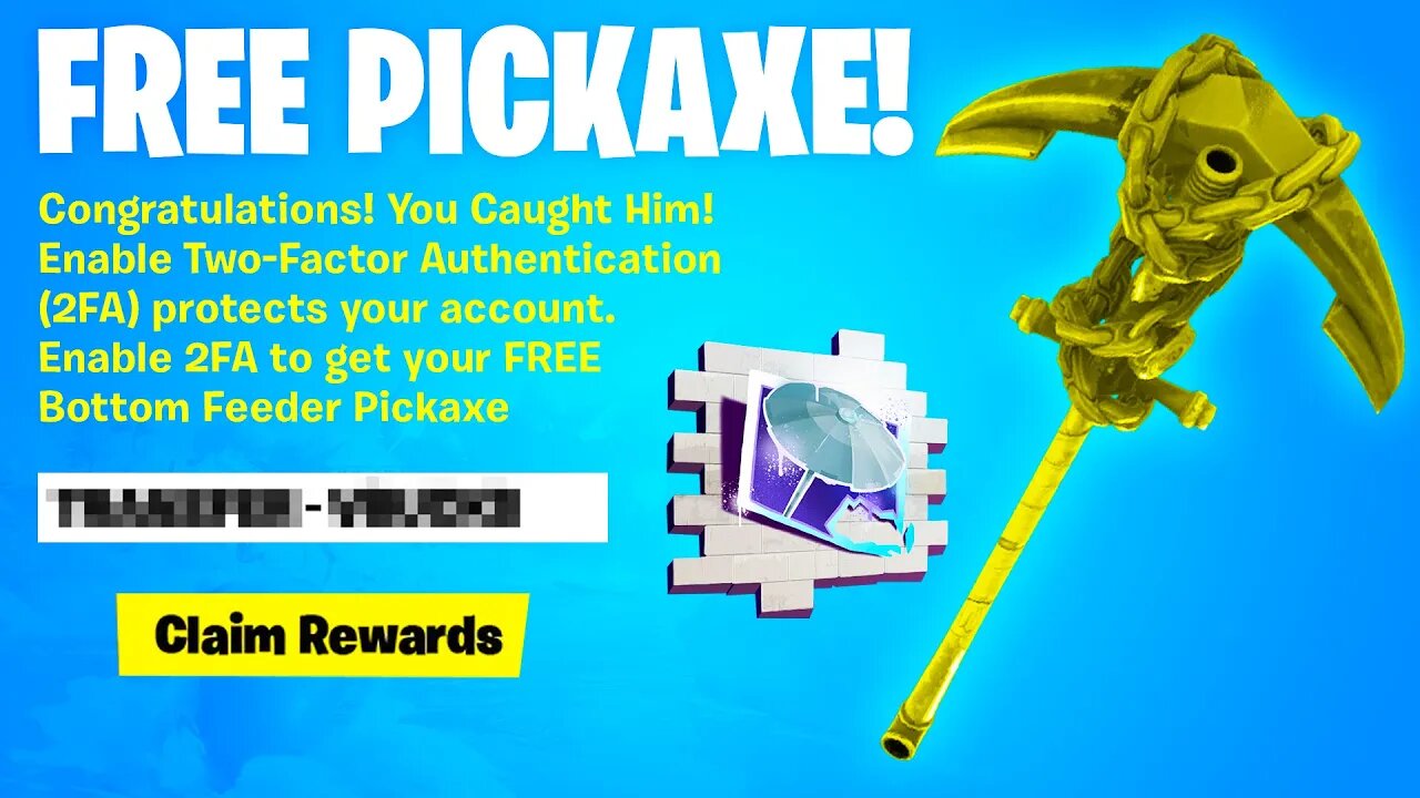 How To CLAIM Your FREE Bottom Feeder Pickaxe in Fortnite TODAY! (Frenzy Fishing Rewards!)