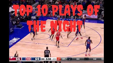 NBA's Top 10 Plays Of The Night