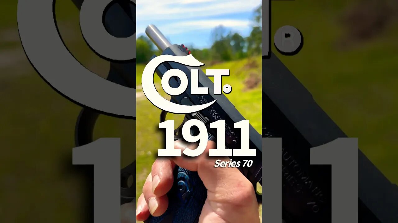 Staring down the barrel of a .45 #pistol #colt #1911 #guns #shorts