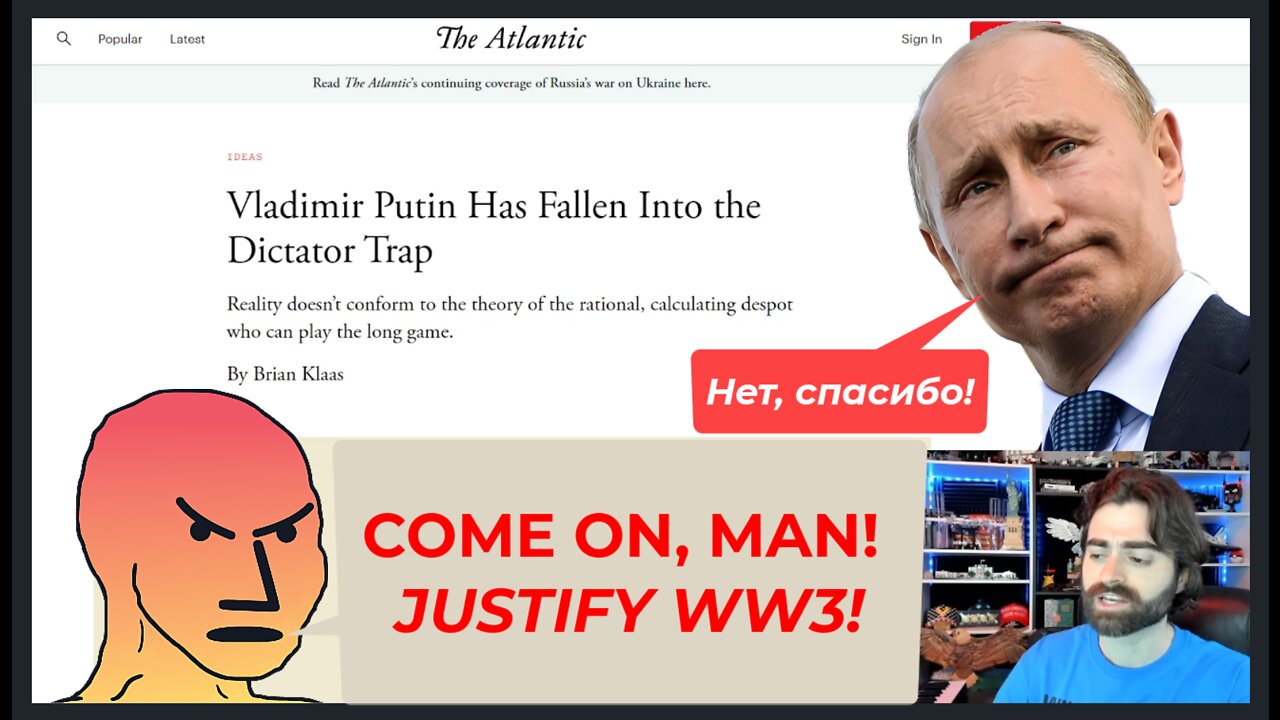 PUTIN Goes From 'Evil Genius Long-Gamer' To 'Failed Wannabe Despot', Says Fake News!