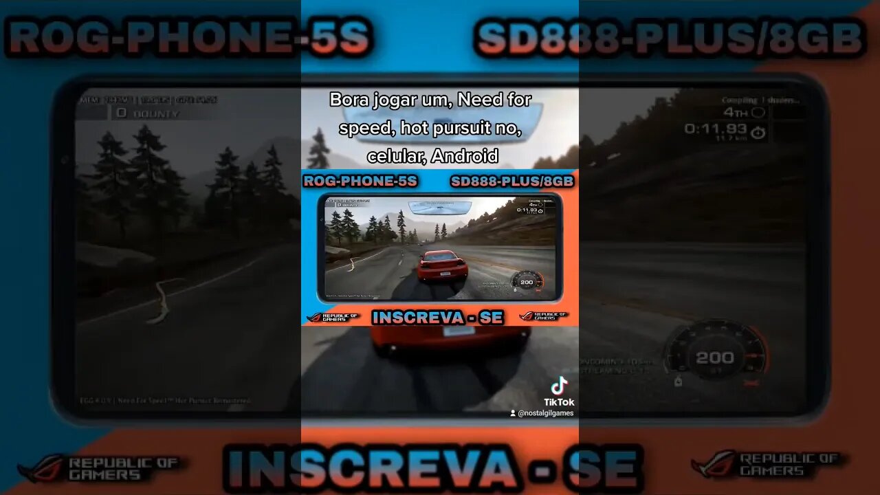 Need for speed hot pursuit remastered está incrível no Egg NS emulator Switch Android #games #eggns