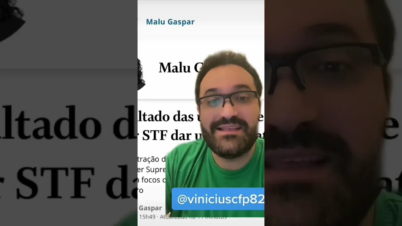 ESPERANÇA! De acordo com O Globo, Ministros do STF entenderam o recado das urnas. Será? P1