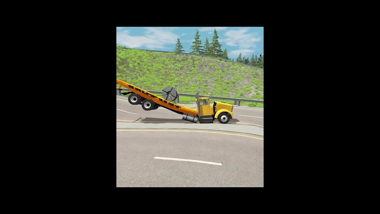 |MiniBeamNG/ Trucks vs Bridges #06 BeamNG.Drive #Shorts