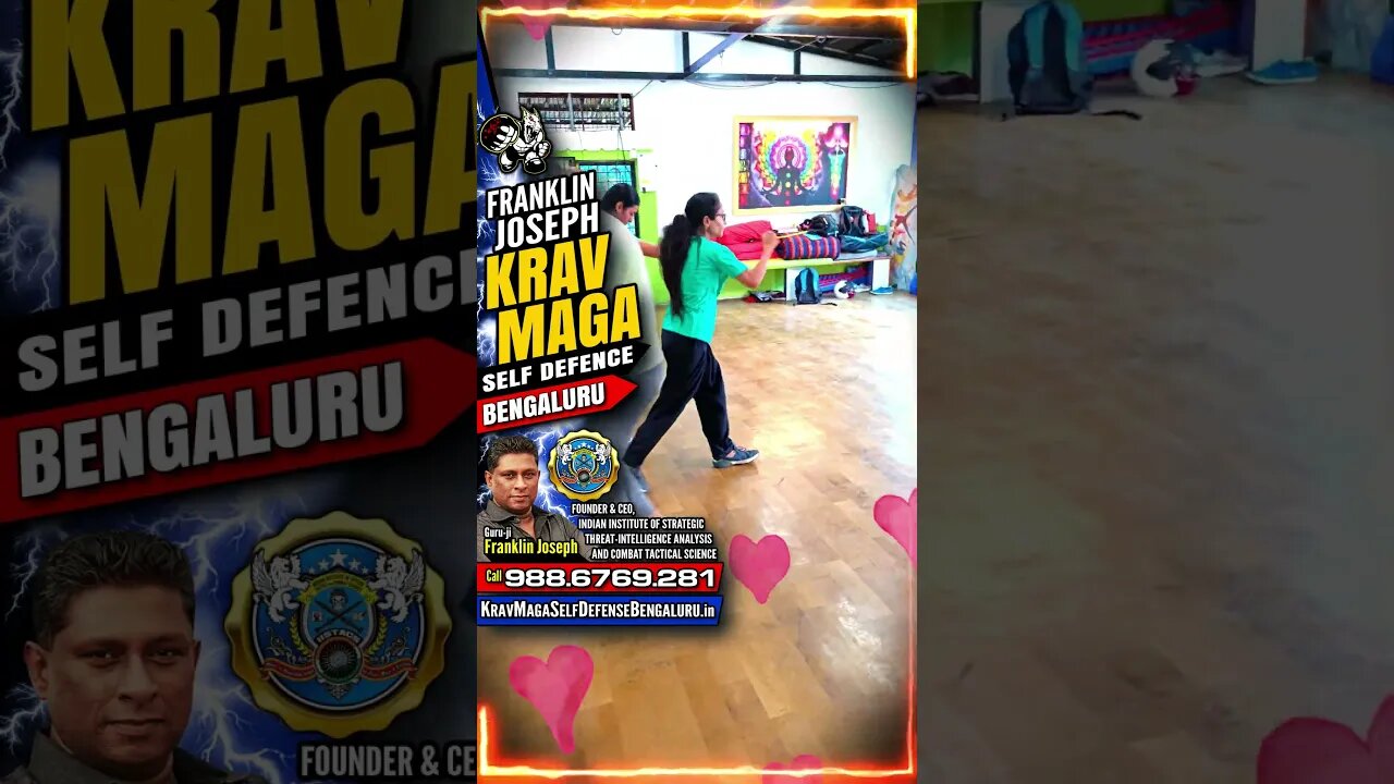 Krav Maga Bengaluru (Self Defense) Franklin Joseph for all Men, Women, Teen & Kids #KravMaga #Shorts