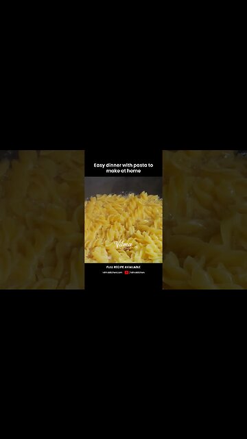 Easy dinner with pasta to make at home #vilmakitchen #dinner