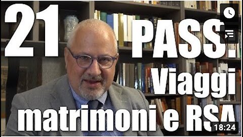 Difendersi Ora 21 – PASS per cerimonie, viaggi, matrimoni e RSA - Avv. Fusillo
