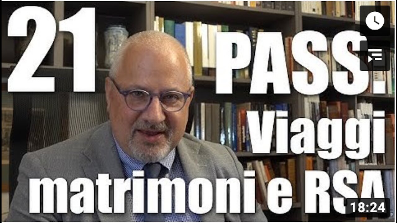 Difendersi Ora 21 – PASS per cerimonie, viaggi, matrimoni e RSA - Avv. Fusillo