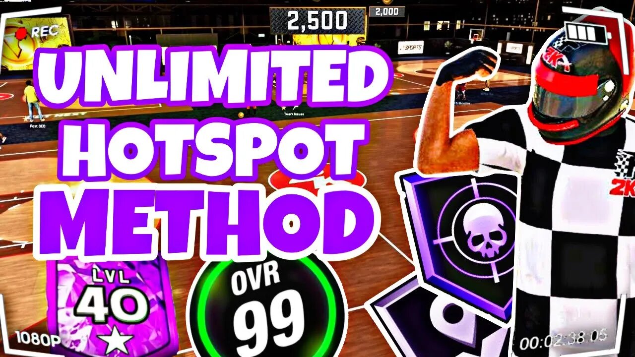 ULTIMATE HOTSPOT METHOD!! NBA 2K24🔥HOTSPOT EVER GAME