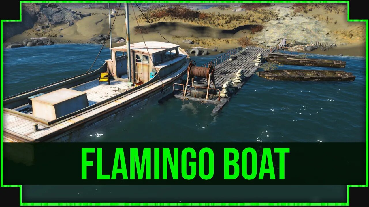 Flamingo Boat in Fallout 4 - Was A Real Party Place!