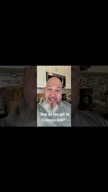 “How do you get to Carnegie Hall?” #beaman #dothework #iwillrise