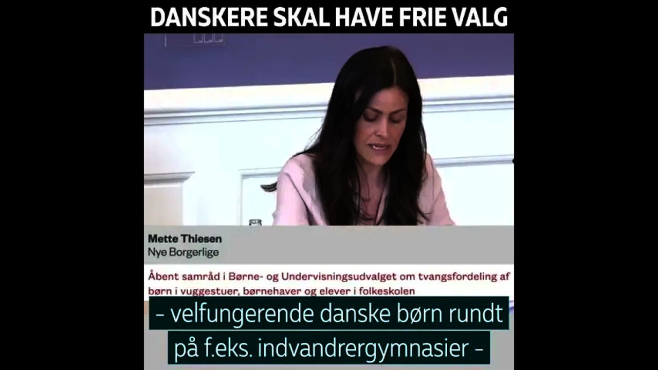 M. Thiesen griller P. Rosenkrantz-Theil: Jeres fejlslagen islampolitik skal ikke gå udover børnene!