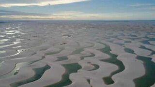 A paisagem deslumbrante dos Lençóis Maranhenses