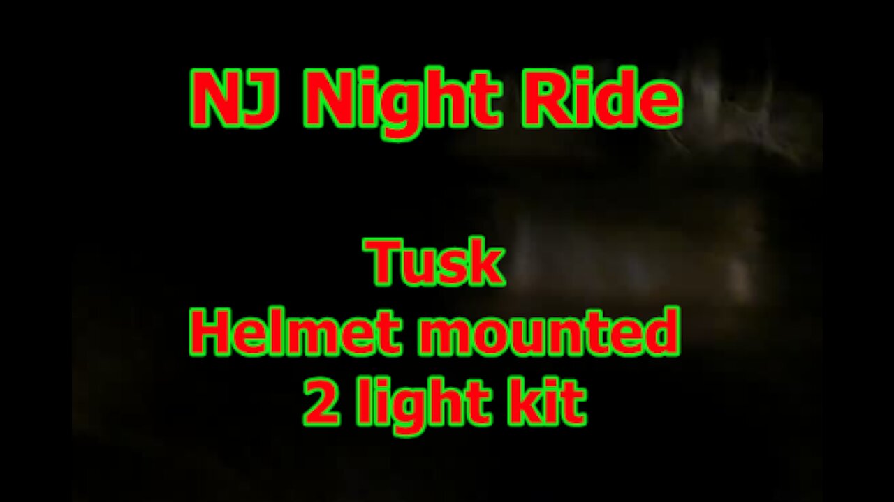 NJ Night Trail Ride