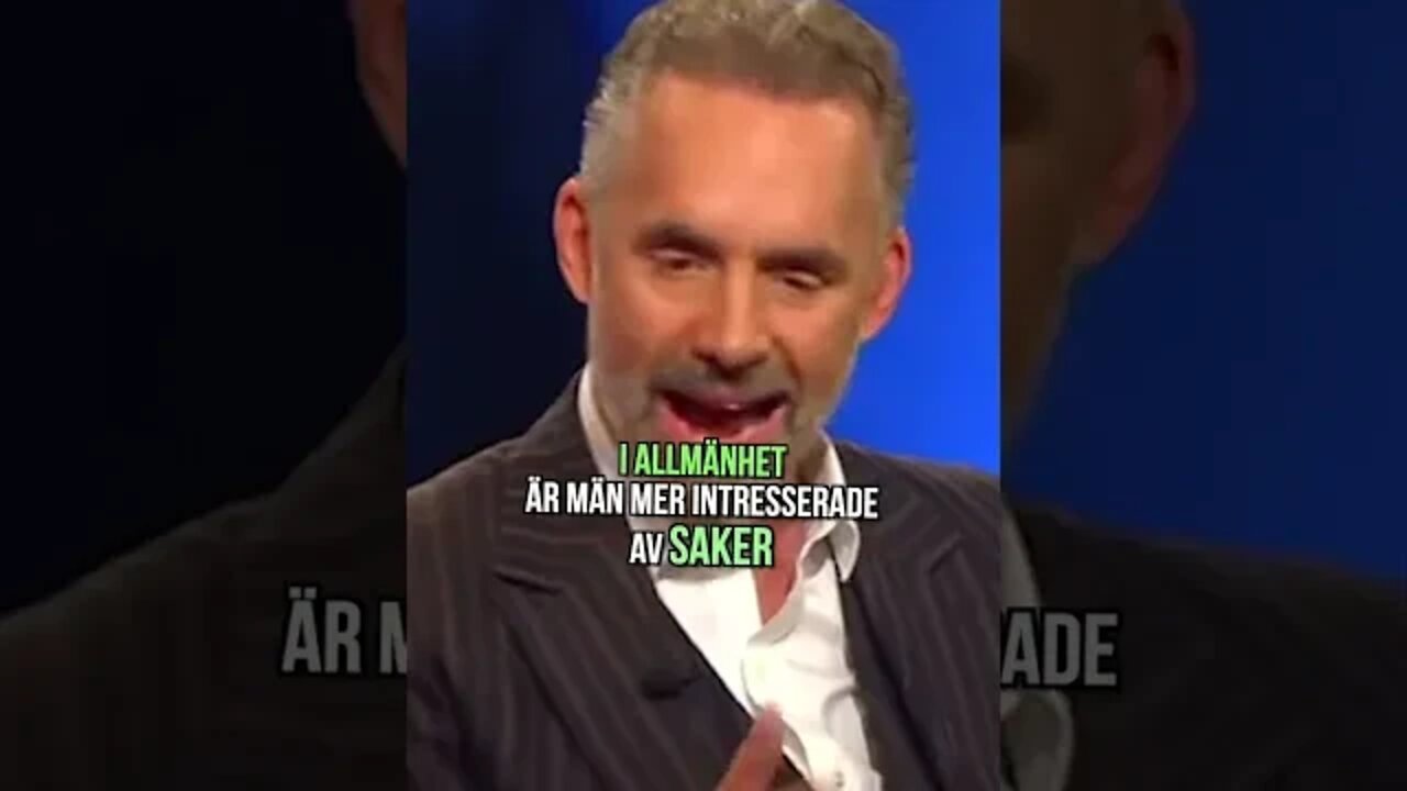 Jordan Peterson: Män & Kvinnor Yrkesmässigt Intresserade av Olika Saker 🤔