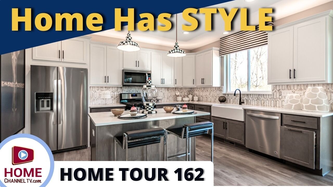 Open House Tour 162: Modern Farmhouse Two-Story Home Design