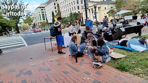 Washington DC Live 10.22.2021 Washington DC Protests Hunger Strikes White House to US Capitol Join